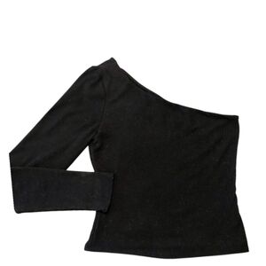 Melrose and Market One Long Sleeve Black Top